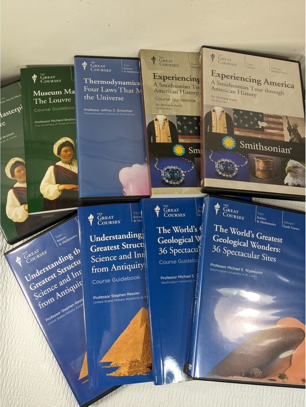 Great Courses Experiencing book & DVD set 9pcs The World's Greatest Masterpieces